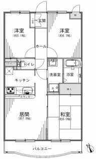 セピアグランシャリオ【3階】の間取り