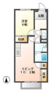 コンフォート坂祝【2階】の間取り