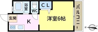 コーポオガワ【2階】の間取り