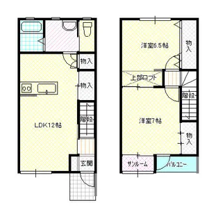 ファイン向新庄【1階】の間取り