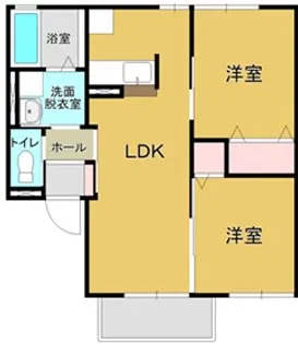 LIEN楓雅【2階】の間取り