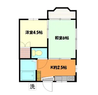 光が丘Kハイツ【1階】の間取り
