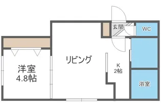 TONY TOWER KITAHIROSHIMA【2階】の間取り