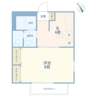 TRUSTIA 壱番館【1階】の間取り