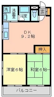 ネオメゾン千歳台【2階】の間取り