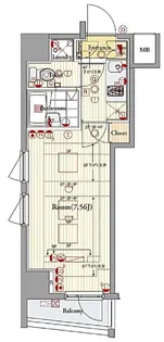 ビバリーホームズ高円寺【3階】の間取り