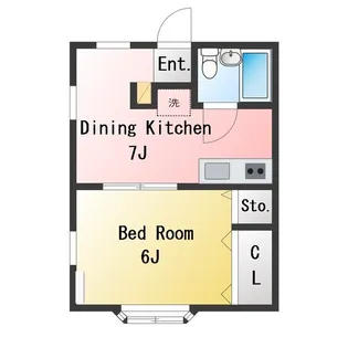 BOZ HOUSE【1階】の間取り