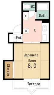 メープルS【2階】の間取り