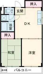 レイクサイドハイツ【3階】の間取り