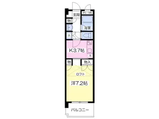 ル・トランスポール弐番館【2階】の間取り