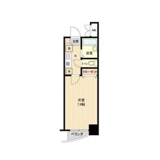 La Douceur宮町【8階】の間取り