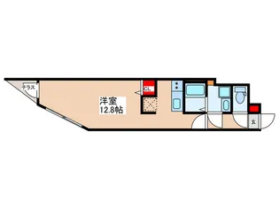 グランツ立川【1階】の間取り
