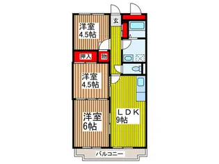 CASA・YOKO【1階】の間取り