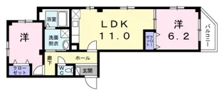 ル フェール プラ 阿佐ヶ谷【1階】の間取り