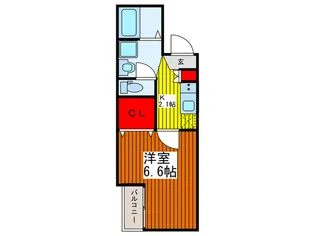グランコート鳩ヶ谷【2階】の間取り