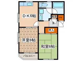 エレガンス調布【3階】の間取り