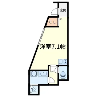 フォレスト高槻【1階】の間取り