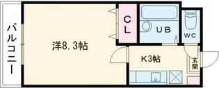 More草津【4階】の間取り