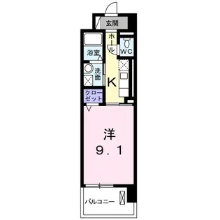 eZest大塔【10階】の間取り