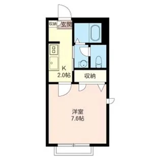 ドマーニ世田谷【1階】の間取り