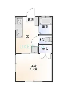 サンヨウハイツ【2階】の間取り