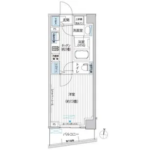 カスタリア目黒平町【2階】の間取り