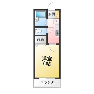 ハーモニー川崎【2階】の間取り