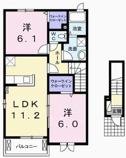 アルト パラッツオ【2階】の間取り