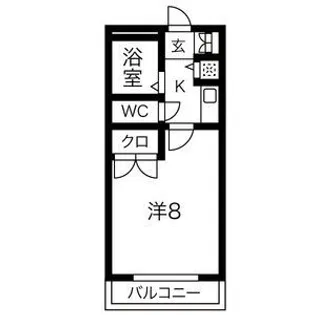 スカイライフ【1階】の間取り