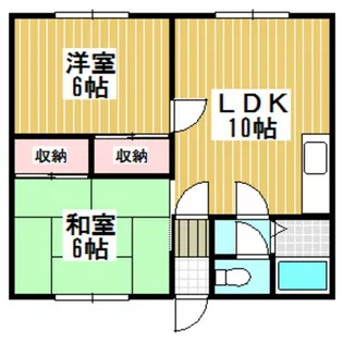 TREE VILLAGE登別【2階】の間取り