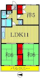 リアライズ北綾瀬【3階】の間取り
