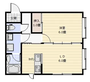 メイプル弐拾番館【1階】の間取り