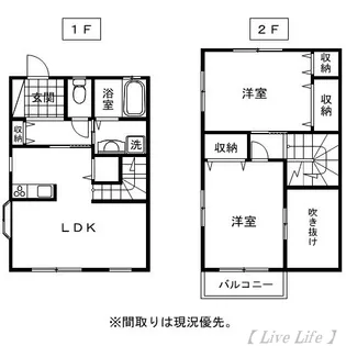 あさひメゾン【2階】の間取り