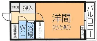 グレイスハイツ【9階】の間取り