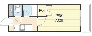 プラザ・ド・アルピーヌ【1階】の間取り