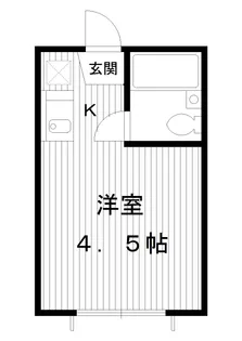 東京都練馬区中村3【アパート】の間取り