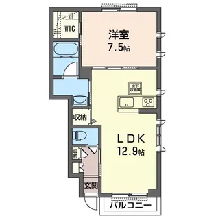 ドレ【1階】の間取り
