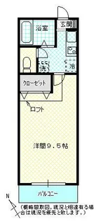 シェロスYK小松島【2階】の間取り