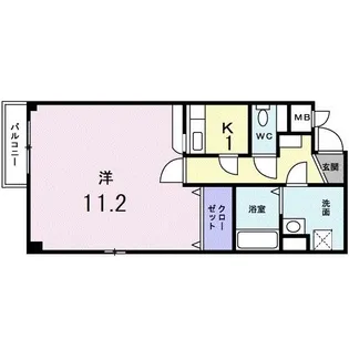 ポラリス弐番館【1階】の間取り