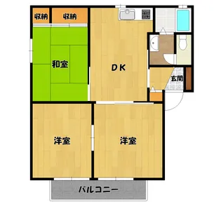 ディアスフジ【1階】の間取り