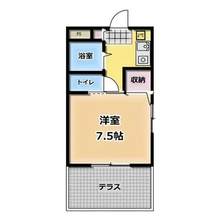 エクセル御幸【1階】の間取り