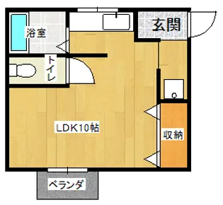 ラフォーレ東幸【2階】の間取り