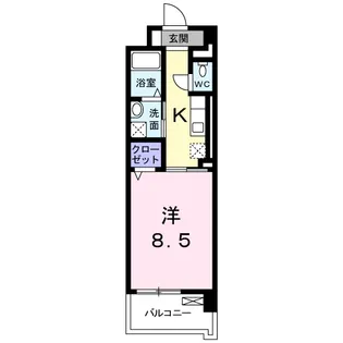 メゾン プロスパーレ【3階】の間取り