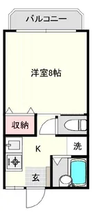 1Kの間取り画像