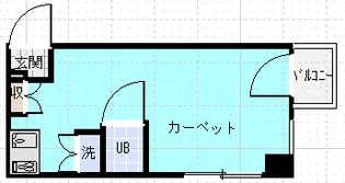 シティハウス四谷【3階】の間取り