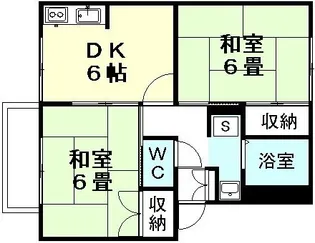ニフティ今泉【2階】の間取り