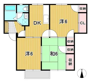 サニーヒル【2階】の間取り