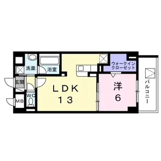 Y’s STATE 天王台【1階】の間取り