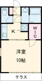 クローバーハイツ【1階】の間取り