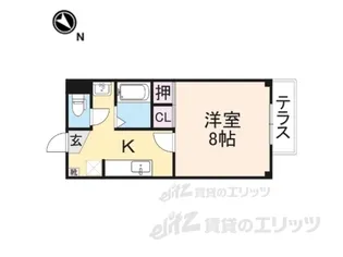 レジデンスメリディオ【1階】の間取り